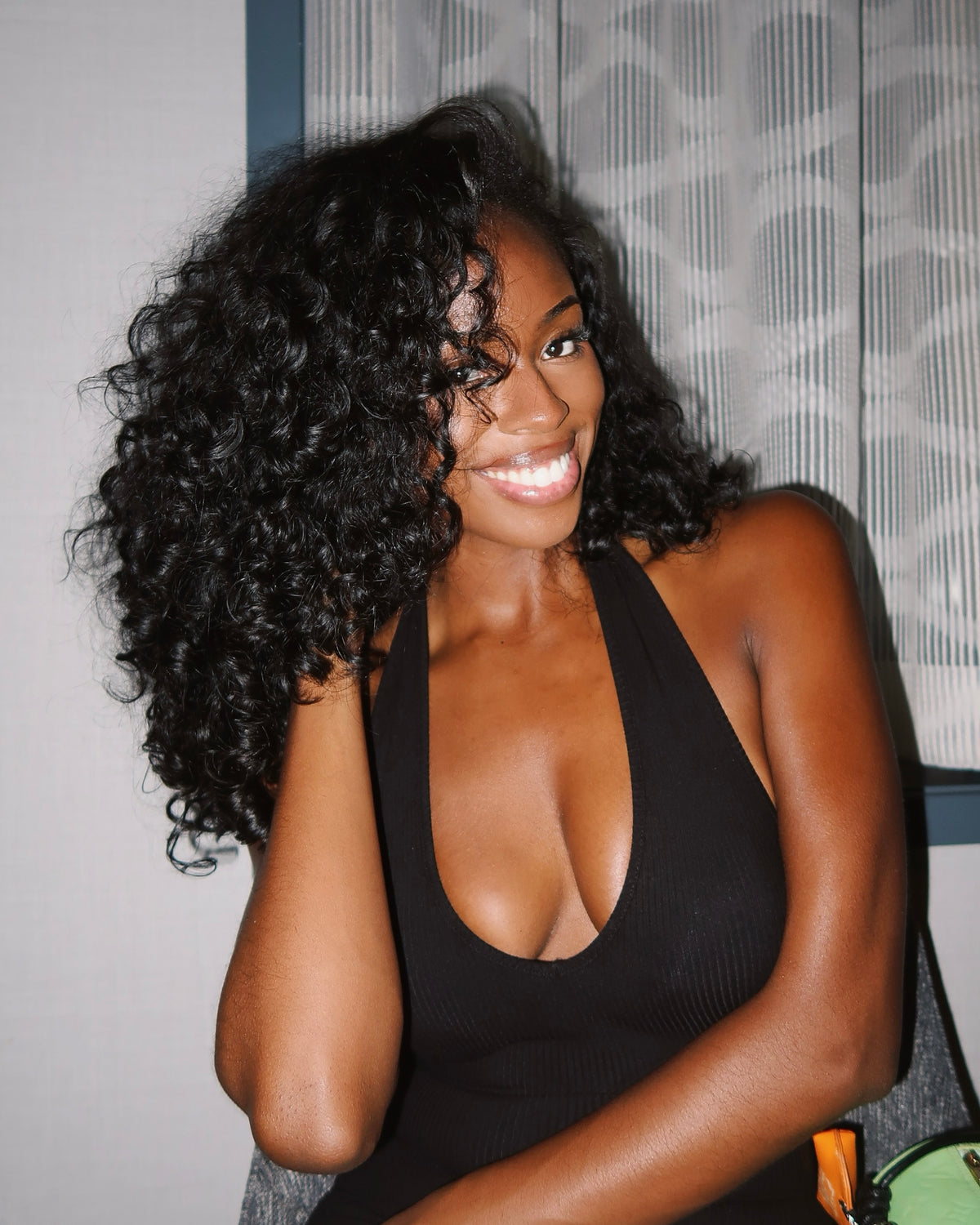 Raw Indian Curly Flip-Over Half Wig