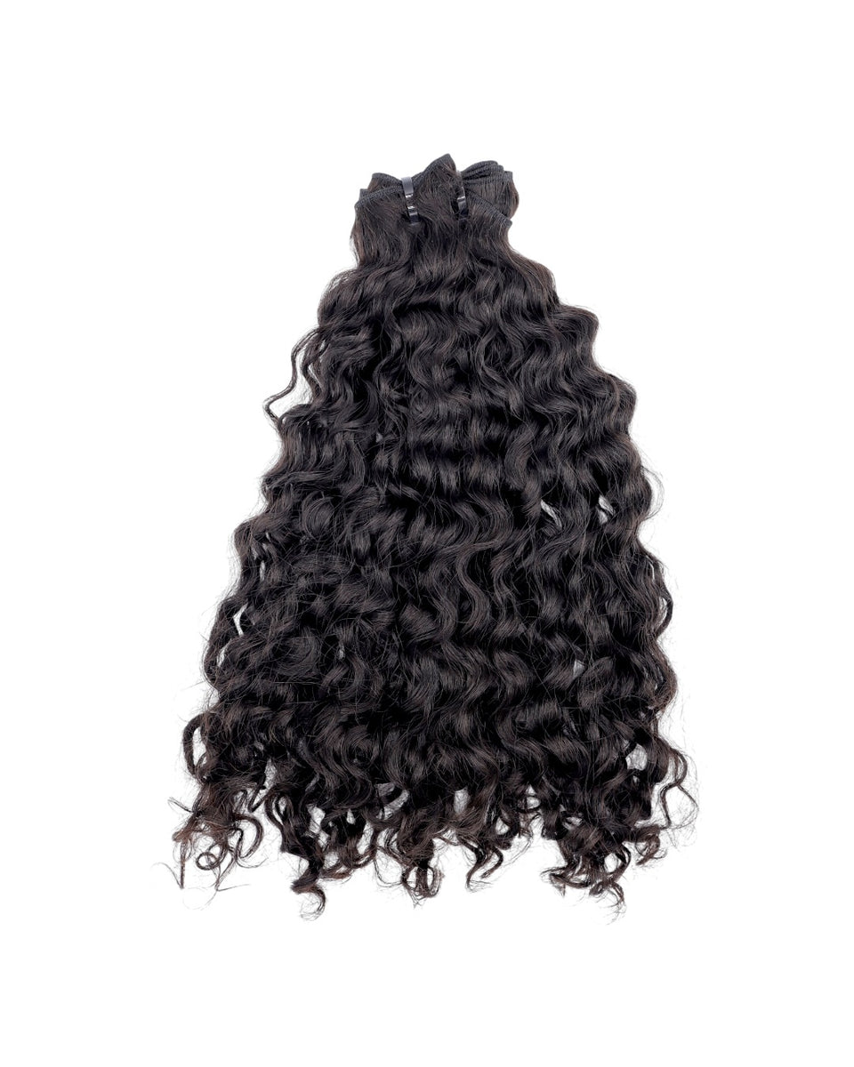 Air dried: unstyled, no product