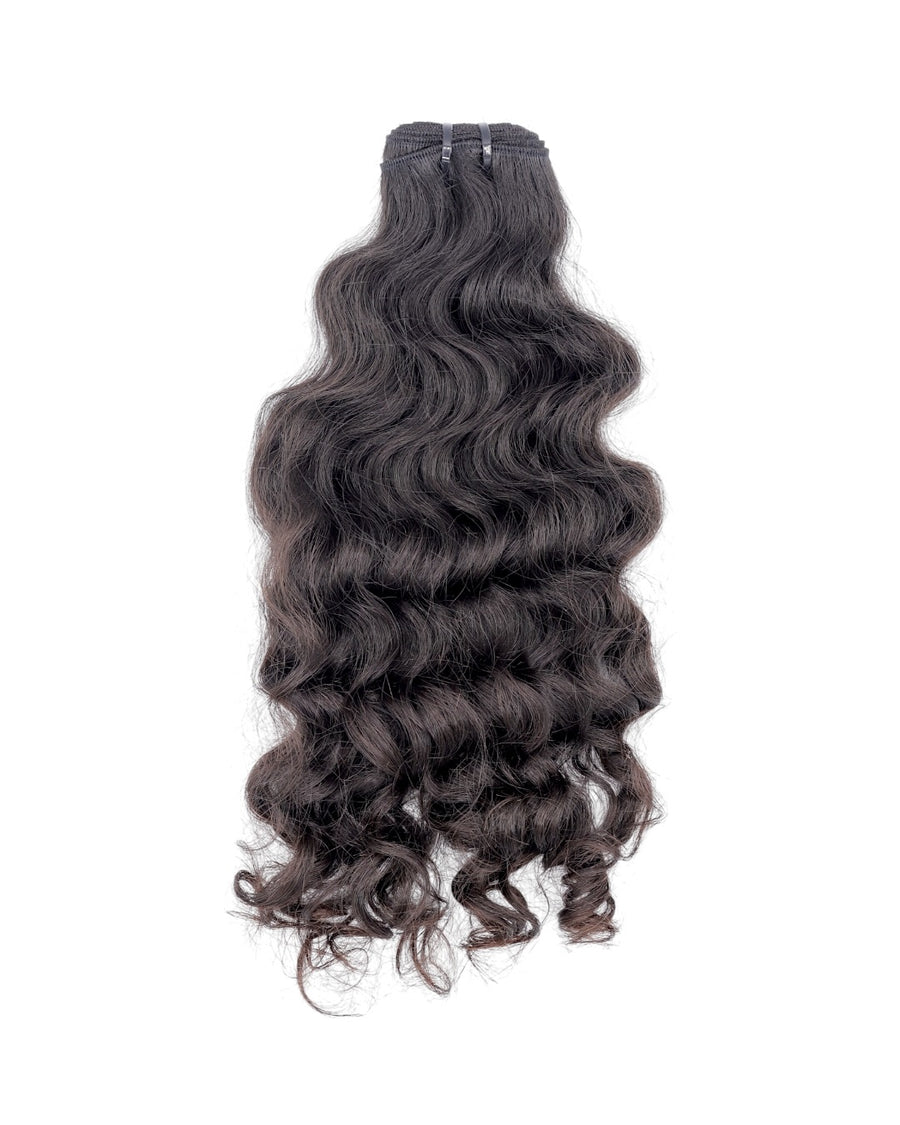 Air dried: unstyled, no product