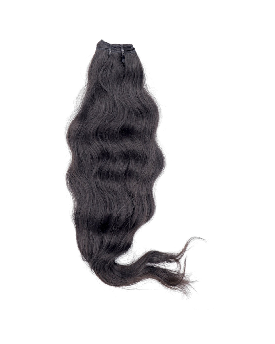 Air dried: unstyled, no product