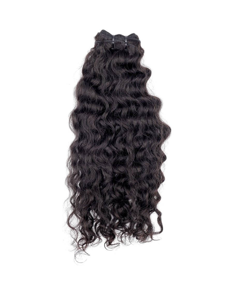 Air dried: unstyled, no product