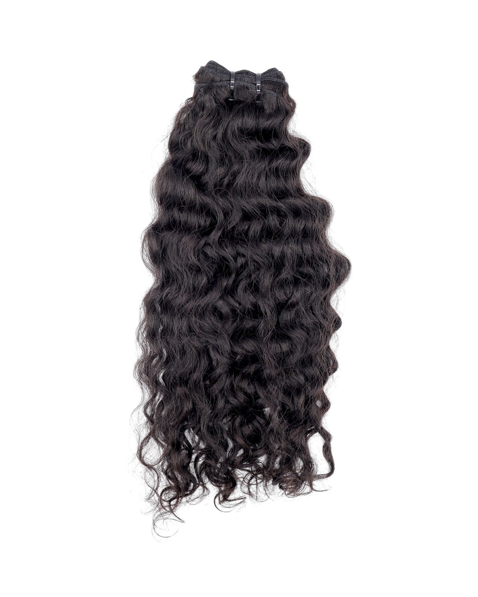 Air dried: unstyled, no product